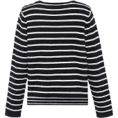 Faina Pullover preto / branco