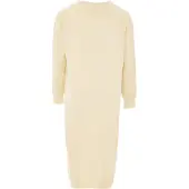 RISA Vestido de malha branco lã