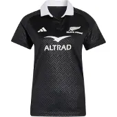 Adidas Camisola de futebol 'Black Ferns' preto / branco