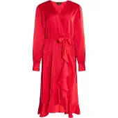 Faina Vestido de cocktail vermelho