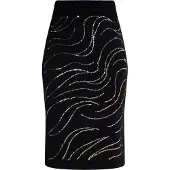 Usha Saia ouro / preto