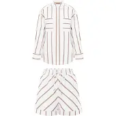 Imily Bela Calções de pijama oliveira / branco