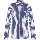 Imily Bela Blusa azul / branco