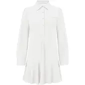 Imily Bela Vestidos camiseiros branco
