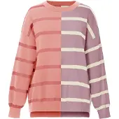 Imily Bela Sweatshirt bege / roxo / rosa