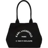 Karl Lagerfeld Shopper preto / branco