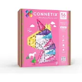 Connetix Jogo De Construção Glitter Unicorn Pack 56 Peças