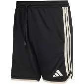 Adidas Calças de desporto 'Stadium' preto / branco lã