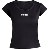Adidas Camisa funcionais 'HYPERGLAM' preto / branco