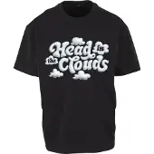 Mister tee Camisa 'Head In The Clouds' preto / branco