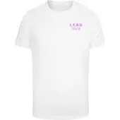 Mister tee Camisa 'Yokohama Race' roxo néon / branco