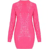Faina Vestido de malha 'Festive' amora