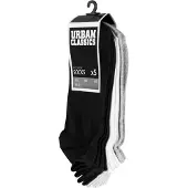 Urban Classics Meias cinzento / preto / branco