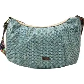 IZIA Mala de ombro bege claro / azul / turquesa / offwhite