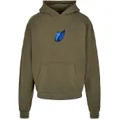 MT Sweatshirt 'Le Papillon' bege / safira / oliveira / preto