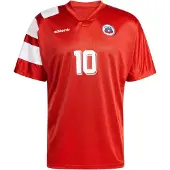 Adidas Camisola de futebol 'Chile 93/94 Heimtrikot' azul / antracite / vermelho / branco