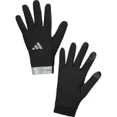 Adidas Luvas de desporto 'Running CLIMAWARM' cinzento basalto / preto