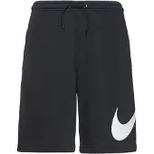 Nike Calças 'Club' preto / branco
