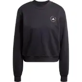 Adidas By Stella Mccartney Sweatshirt de desporto preto / branco