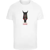 Mister tee Camisa 'I Am Music' estuque / vermelho / preto / branco