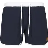 Urban Classics Calções de banho navy / branco