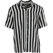 Urban Classics Camisa preto / branco