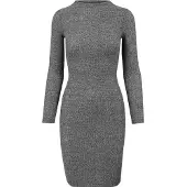 Urban Classics Vestido Longo De Manga Comprida Rib