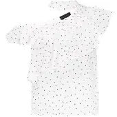 NAEMI Blusa 'Fashion Look' preto / offwhite