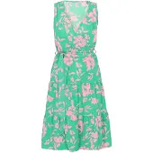 Ebeeza Vestido 'Spring Summer' lima / cor-de-rosa
