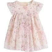 Next Vestido verde / cor-de-rosa / rosa pastel