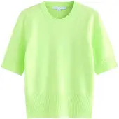 Next Pullover verde néon