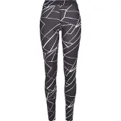 Urban Classics Leggings preto / branco