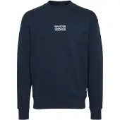 !Solid Sweatshirt 'Rubio' azul escuro / branco