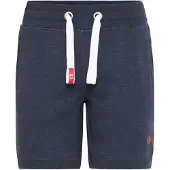!Solid Calças navy / vermelho sangue / branco