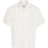 !Solid Camisa ' SDPetrus' cinzento escuro / offwhite