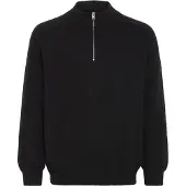 !Solid Pullover 'SDSylvester' preto