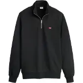 Levi's Sweatshirt 'Original Housemark Quarter-Zip Pullover' vermelho / preto / branco