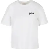Miss Tee Camiseta De Manga Curta Girls Peace Hand