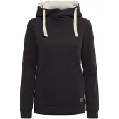 Oxmo Sweatshirt 'Julia Pile' preto / branco