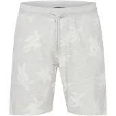 Blend Calças cinzento claro / branco