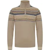 Blend Pullover bege / azul / castanho / branco