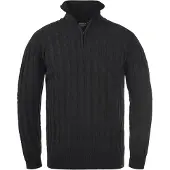 INDICODE JEANS Pullover 'Paulo' preto