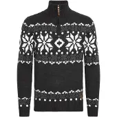 !Solid Pullover 'Norwin' antracite / branco