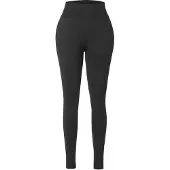 Yeaz Calças de desporto 'Flex' preto / branco
