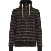 Oxmo Casaco de malha 'Vanta' preto / branco