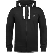 !Solid Casaco em moletão 'Benjamin' cinzento-prateado / preto / branco