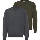 Blend Pullover azul escuro / verde escuro