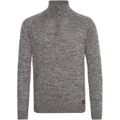 Blend Pullover 'Danovan' castanho / acinzentado / prata