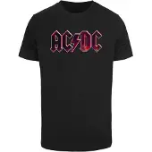 Mc Clothes Camiseta De Manga Curta Acdc Distressed Logo