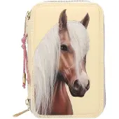 Miss Melody Estojo Triple With Horse Head Application